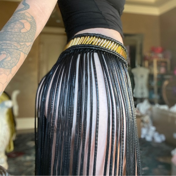 Handmade Macrame Skirt - Picture 3 of 5